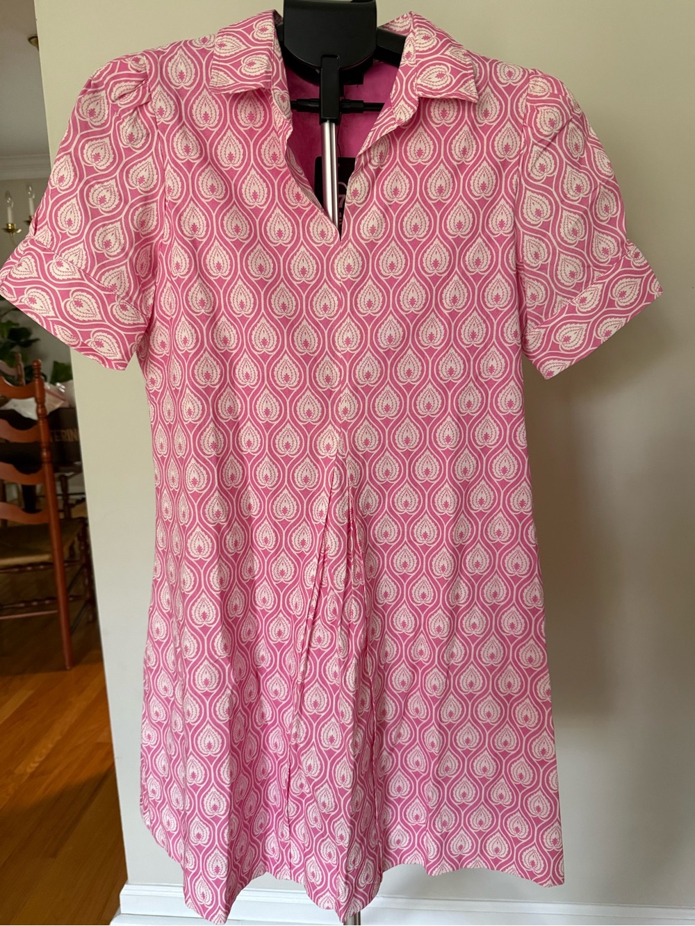 NWT Gigio medium dress in cute pink block print
